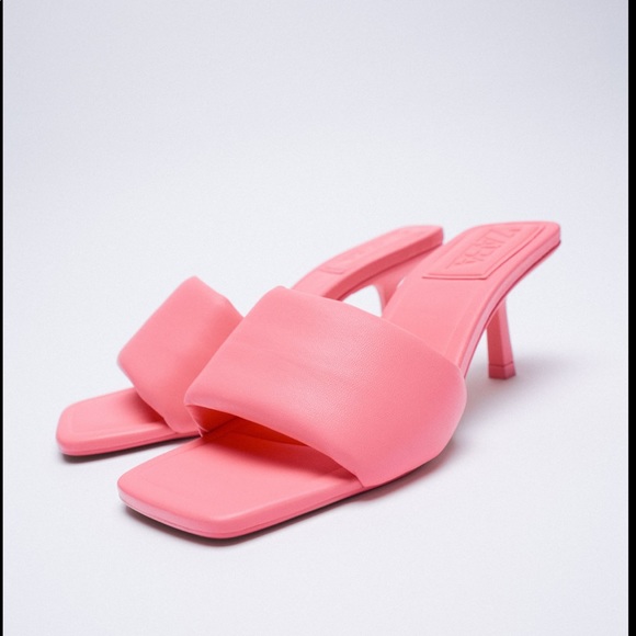 Zara Heeled Quilted Sandals